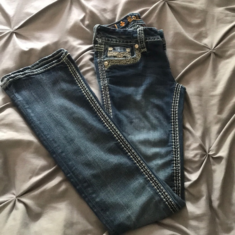 Boot cut rock revival jeans